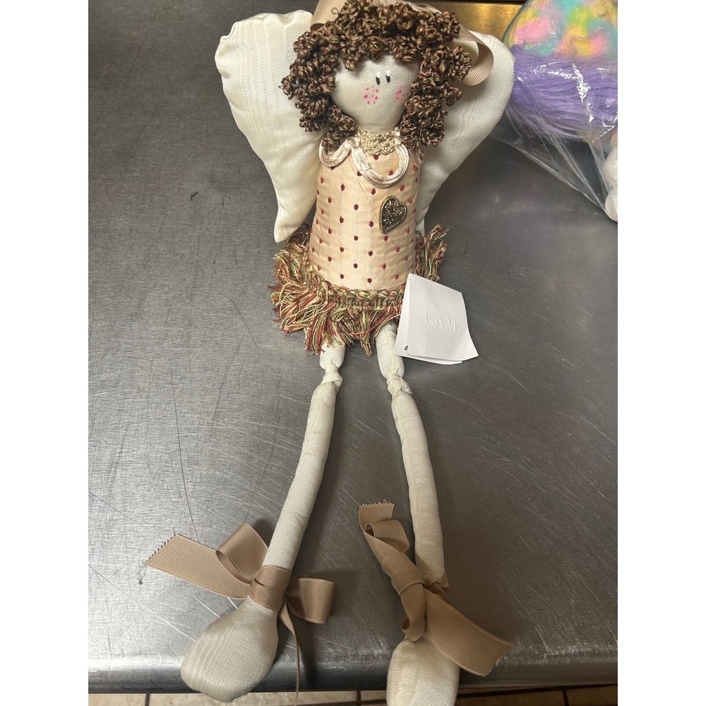 Calvary Angel Ministry CAM Fabric Angel Doll Shelf Sitter Home Deco Isaiah 41:10